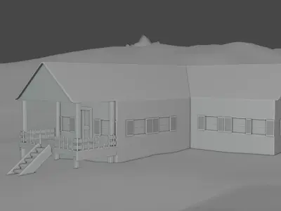 Simple House Free 3D model