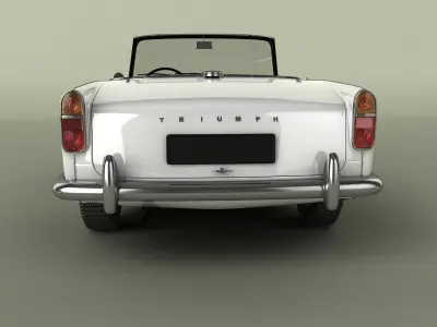 Triumph TR4 3D model