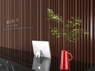 Office Lobby Modern Hotel lobby 3D model