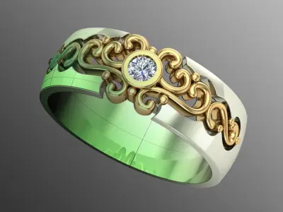Ring od 130 3D print model