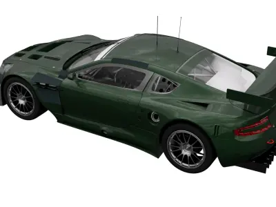 Aston Martin - 2009 - DBR9 Racing Low-poly 3D model