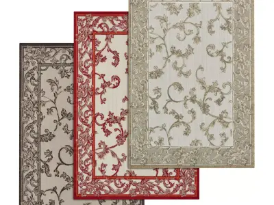 Rug Set 1863 3D model
