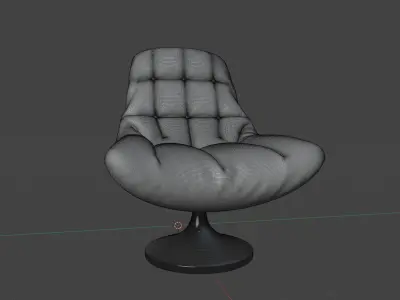 soft chair 3D model purchase