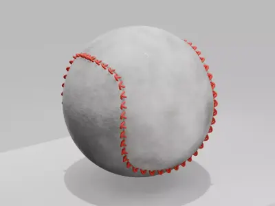 Base Ball for Sport Free low-poly 3D model