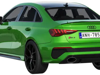 Audi RS3 Limousine 2021 3D model