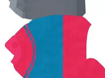 Screwdriver icon design 3D model