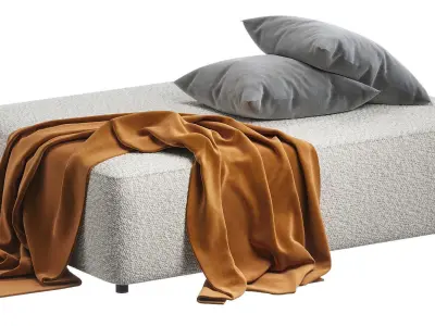 Boucle pouf ottman 3D model