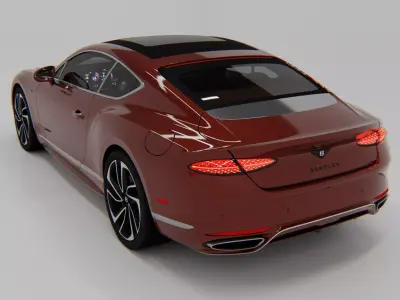Bentley Continental GT Speed Alternative Variant 2025 Low-poly 3D model