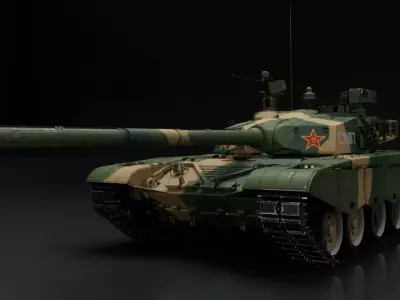Type 98 MBT 3D model