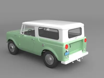 1967 International Harvester Scout 800 3D model