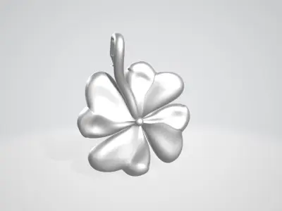 Shamrock Irish Leaf 3D print model