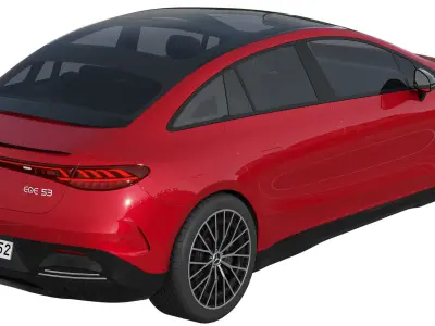 Mercedes-Benz EQE 53 AMG 3D model