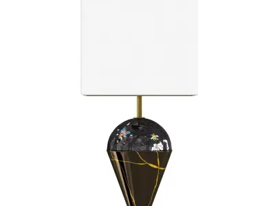 Serena Luxury Mosaic Magia Table Lamp 3D model