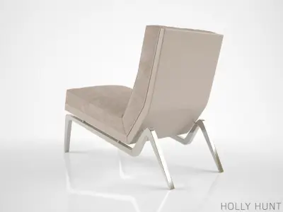 Holly Hunt Flea Lounge Chair 3D model