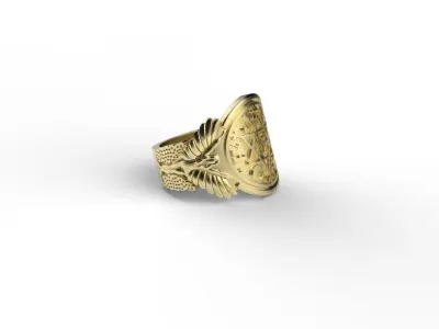 King Solomon Ring 3D print model