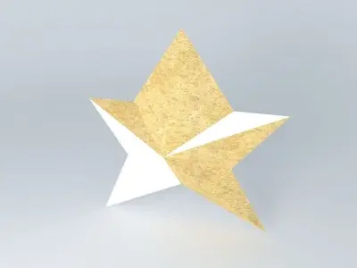 Star origami Free 3D model