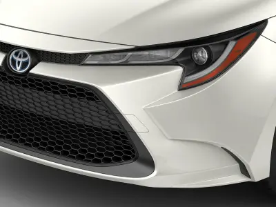 Toyota Corolla Sedan US hybrid 2020 3D model