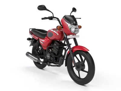 Bajaj CT 100 Low-poly 3D model