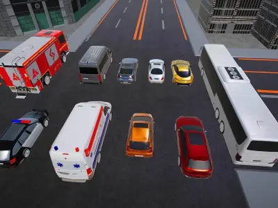 Low Poly Cars Mega Pack 3D model