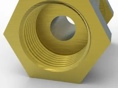 RATED NEEDLE VALVE 3D print model