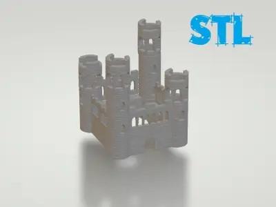 Castle 3D model 5