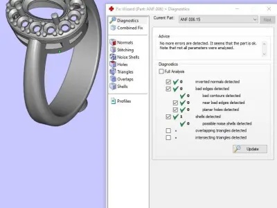 TOURMALINE RING  3D print model