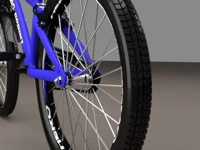Cycle 3D model Low-poly 3D model
