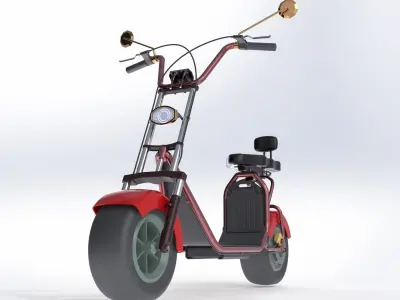 Urban Electric Scooter 3D model