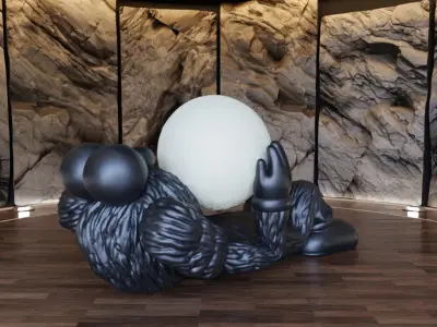 Kaws Holiday Shangai BFF Version Fan Art Toy 3D print model