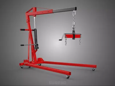 JACK ENGINE CRANE HOIST LIFTING LEVELER BALANCER STABILIZER LOAD 3D model