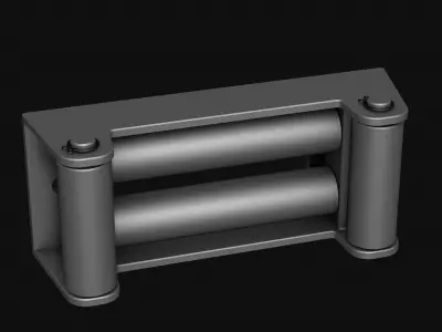 Electric car winch 3D model