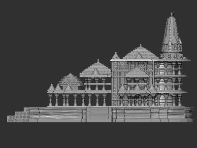 Shri Ram mandir  3D print model