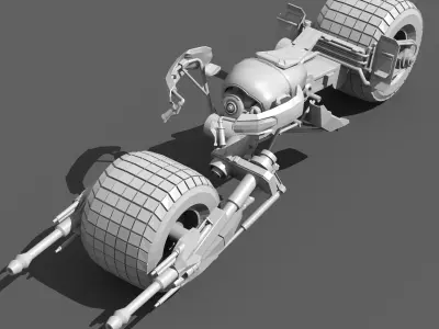 batpod  batman 3D print model