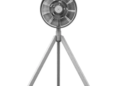 Balmuda Green Fan Low-poly 3D model