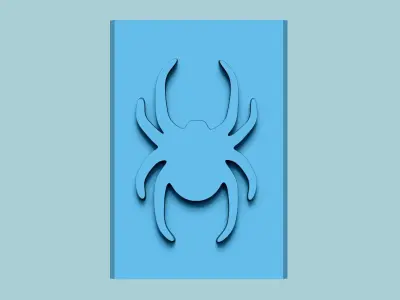 Stamp 47 - Spider - Fondant Decoration Maker Toy 3D print model