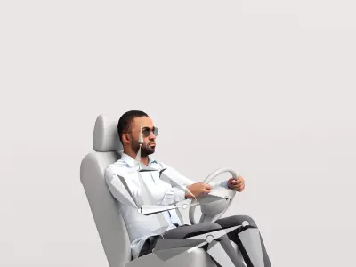 Humano Driving Man 2011-3 3D model