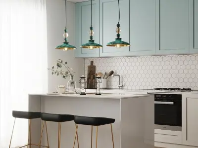 Pendant KVKZ Green brass SKU 5423 Free 3D model