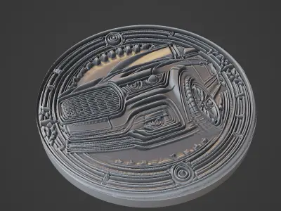 Car Medallion 3D print model