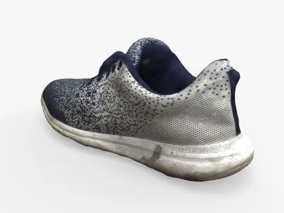 Shabby sneakers photogrammetry 3D model