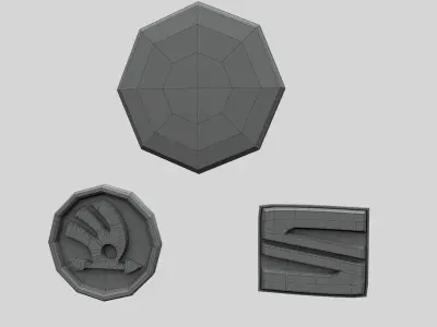 VAG logos 3D model