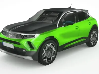 Opel Mokka-e 2021 Low-poly 3D model