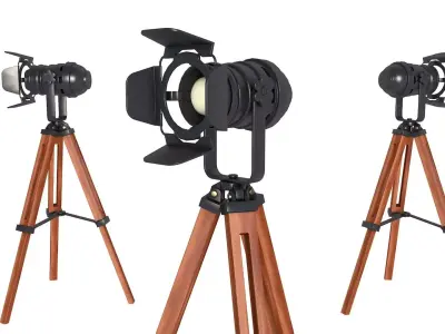 Tripod Floor Lamp 3D model