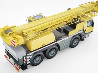 Liebherr LTM 1060-31 Low-poly 3D model