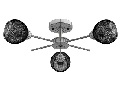 de-markt-city-vita-220011903 three light ceiling fixture 3D model