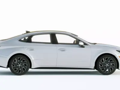 Hyundai Sonata hybrid 2020 3D model