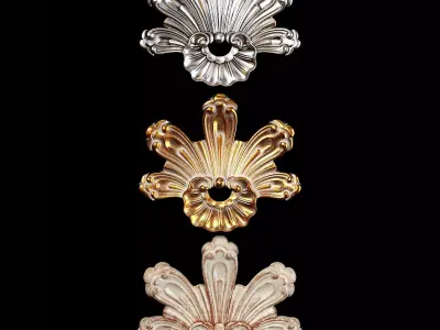 Classic carved 046 3D model