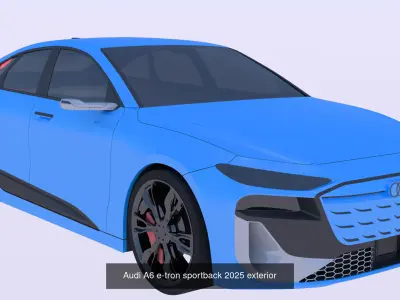 Skoda Elroq and Audi A6 e-tron 3D Model Pack