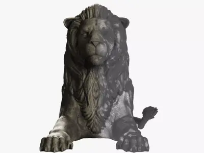 Lion Stachu High-Poly 3D model