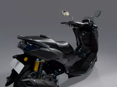 Yamaha N-max Neo turbo  Low-poly 3D model