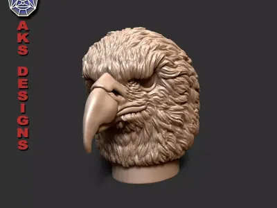 Eagle version 1 Penholder 3D print model
